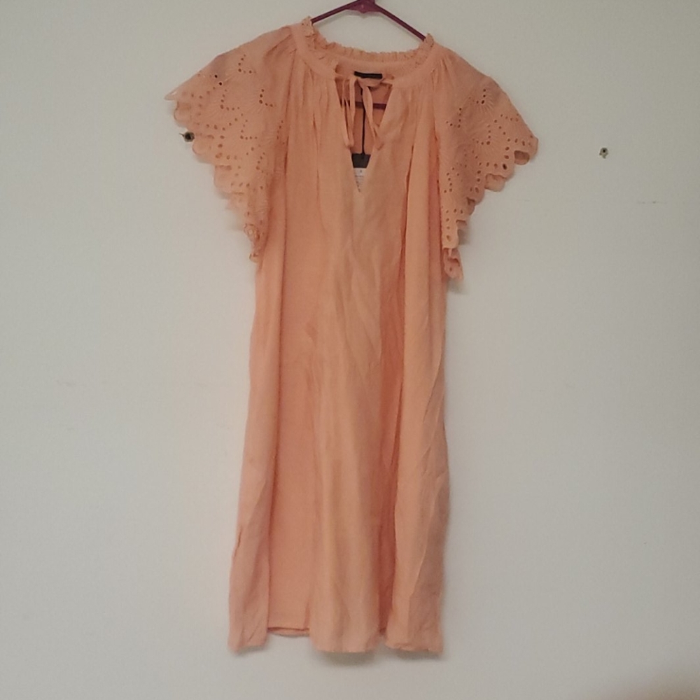 Coral pink dress
